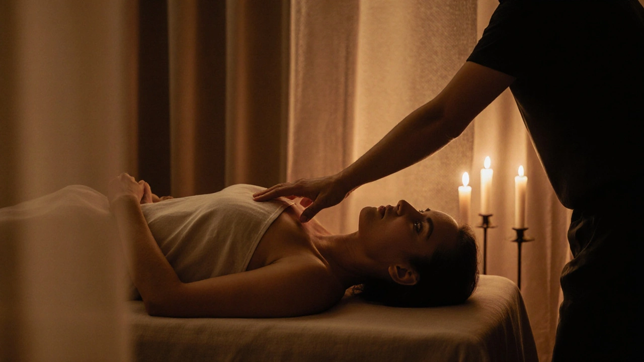 Tantrická masáž a vedení pozornosti: Slova, dech a gesta