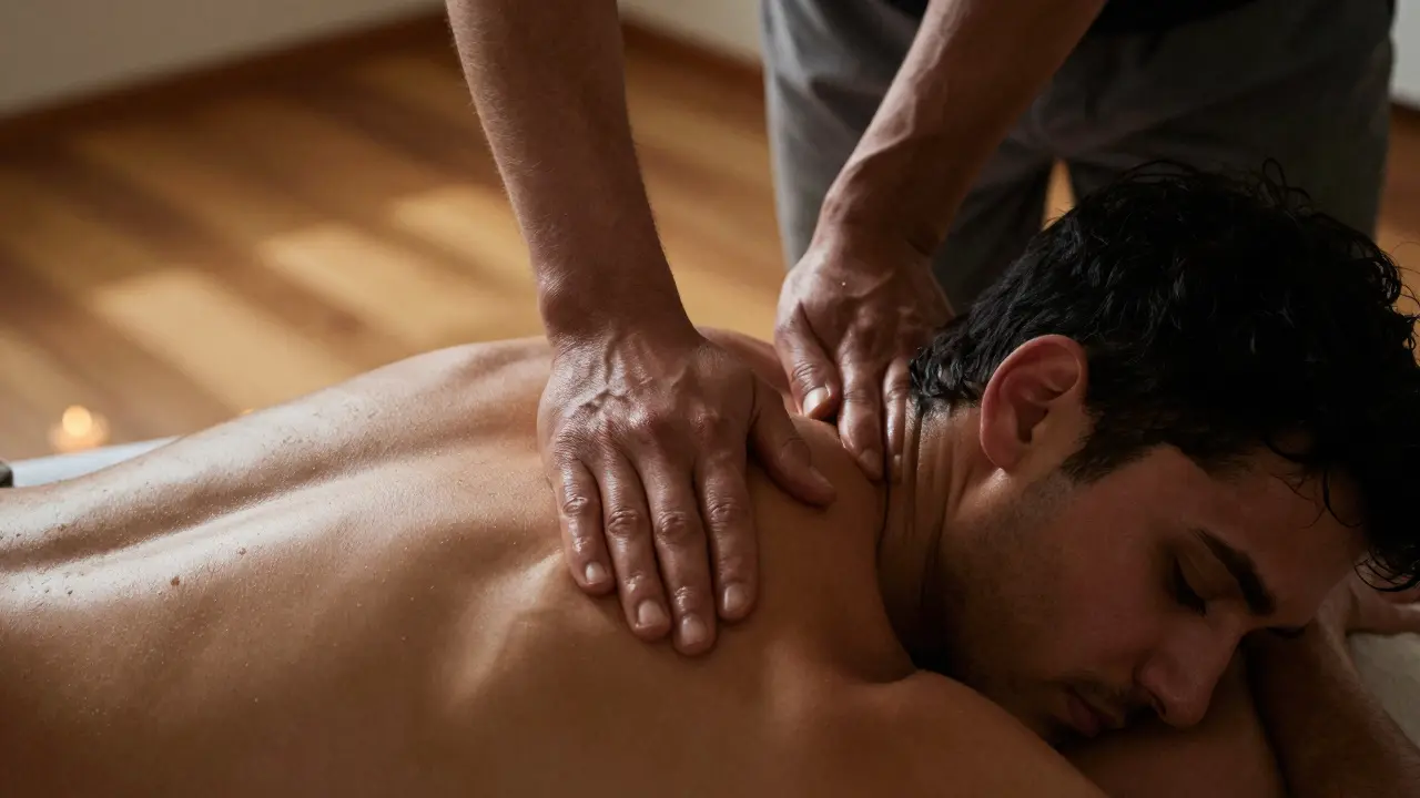 Tlaková masáž vs jemné hlazení: Kdy použít kterou techniku v tantrě