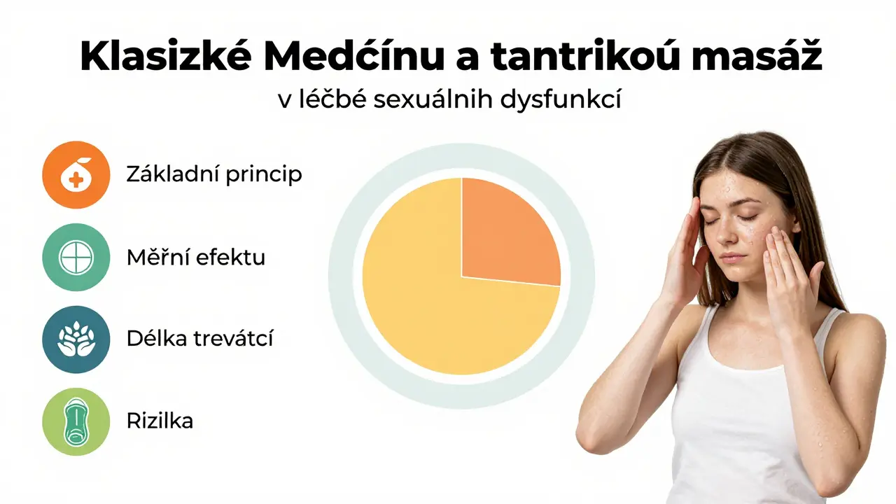 Tantrická masáž a sexuální dysfunkce: Co říká medicína a co praxe